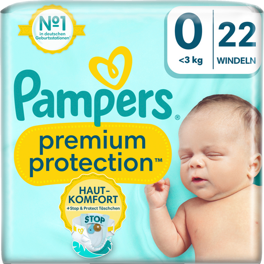 Pampers Premium Protection T0 Micro <3 kg (22 pces) Sachet