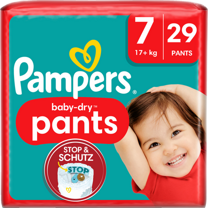 Pampers Baby-Dry PANTS T7 XXL +17kg (3 x 29 pces)