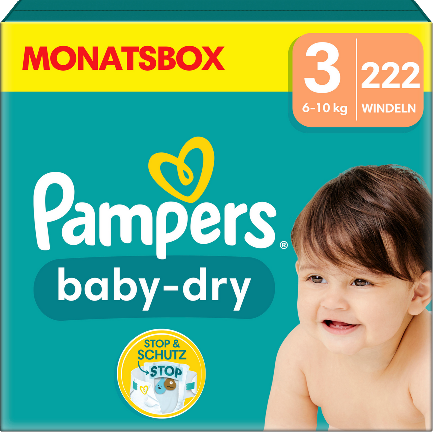 PROMOTION Pampers Baby Dry Pack mensuel T3 + Seaux à couches Sangenic