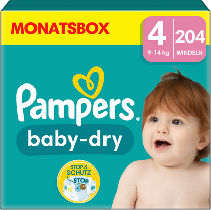 PROMOTION Pampers Baby Dry Pack mensuel T4 + Seaux à couches Sangenic