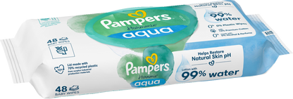 Pampers Harmonie Aqua Lingettes (48 pces)