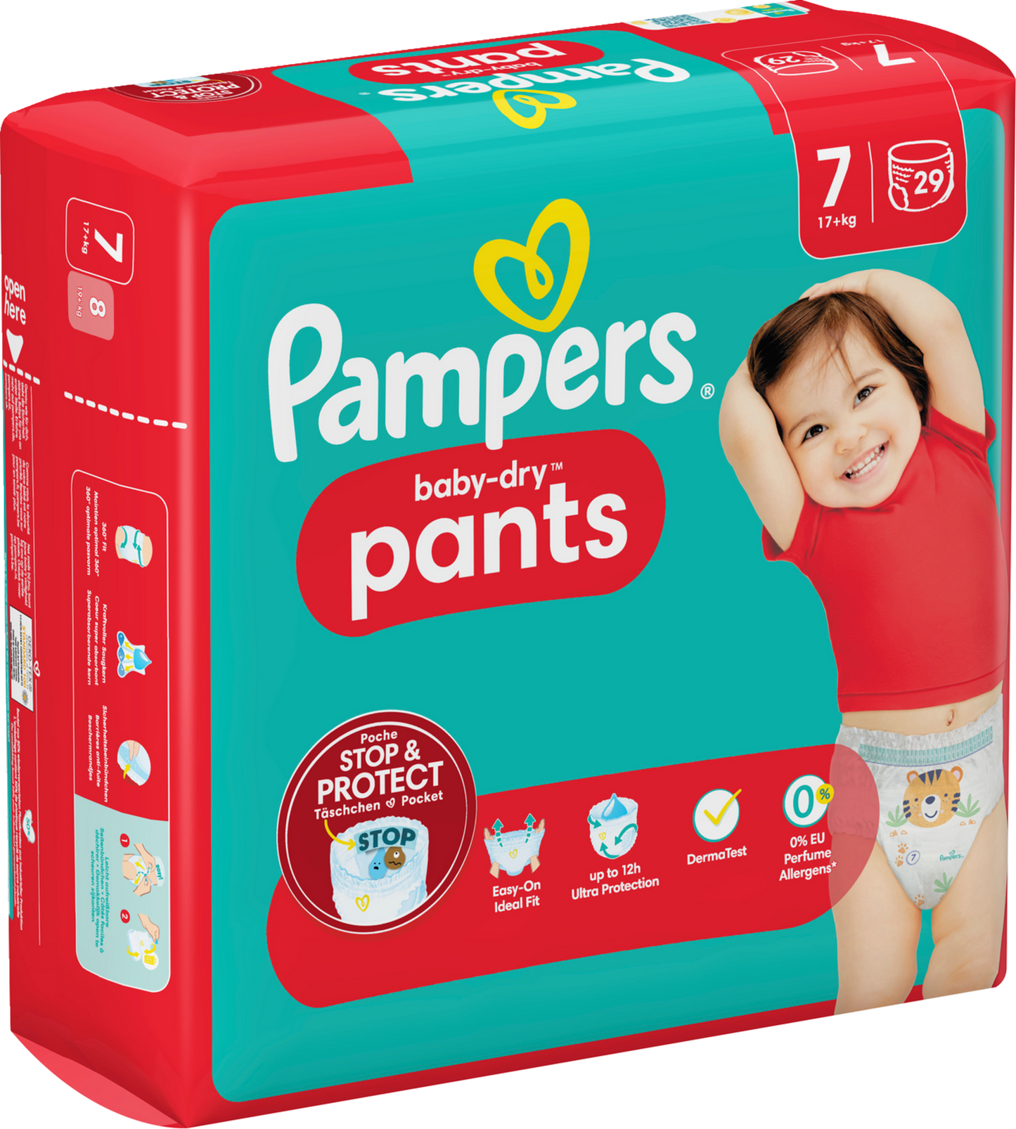 Pampers Baby-Dry PANTS T7 XXL +17kg (29 pces) Sachet