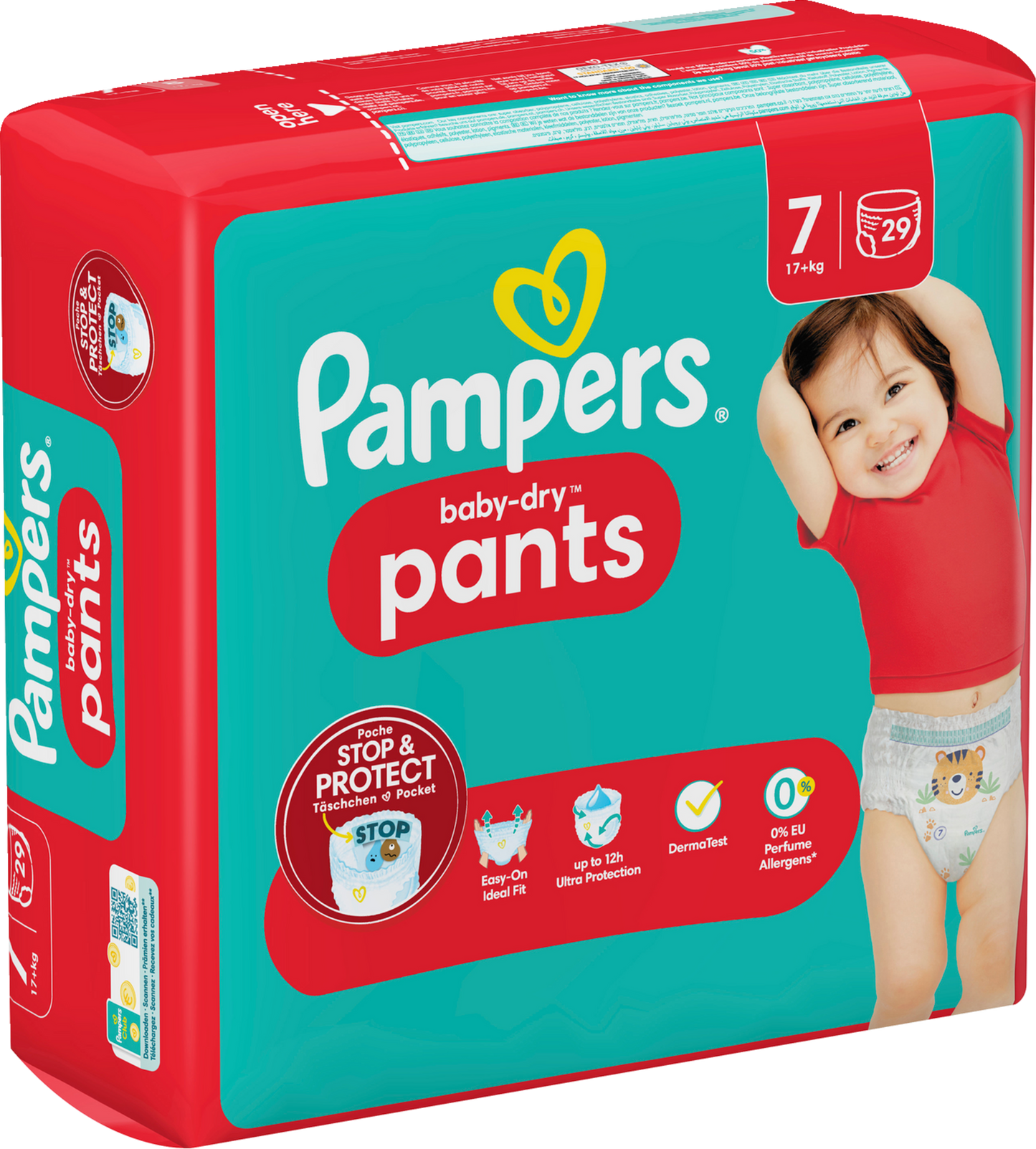 Pampers Baby-Dry PANTS T7 XXL +17kg (3 x 29 pces)