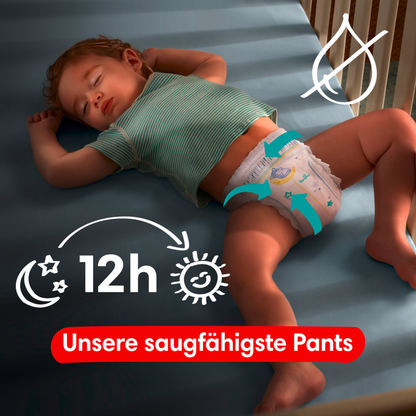 Pampers Baby-Dry Night Pants T5 Junior 12-17kg (160 pces) Pack mensuel