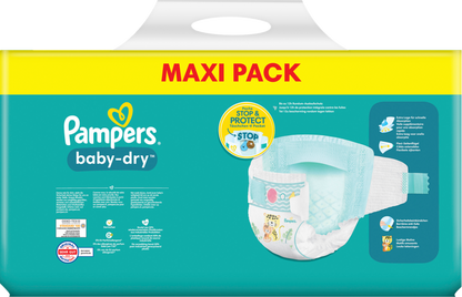 Pampers Baby-Dry T4 Maxi 9-14kg (106 pces) Maxi Pack