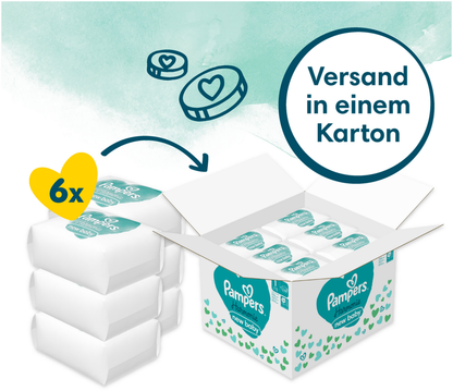 Pampers Harmonie T1 Newborn 2-5kg (180 pces) Pack mensuel