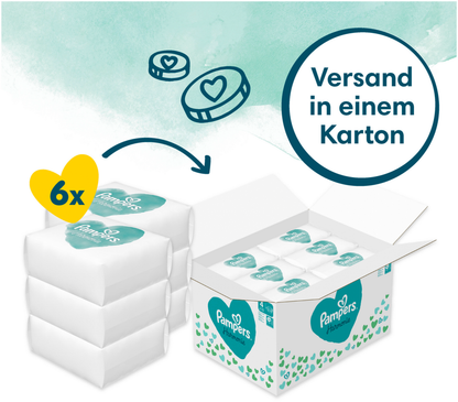 Pampers Harmonie T4 Maxi 9-14kg (174 pces) Pack mensuel