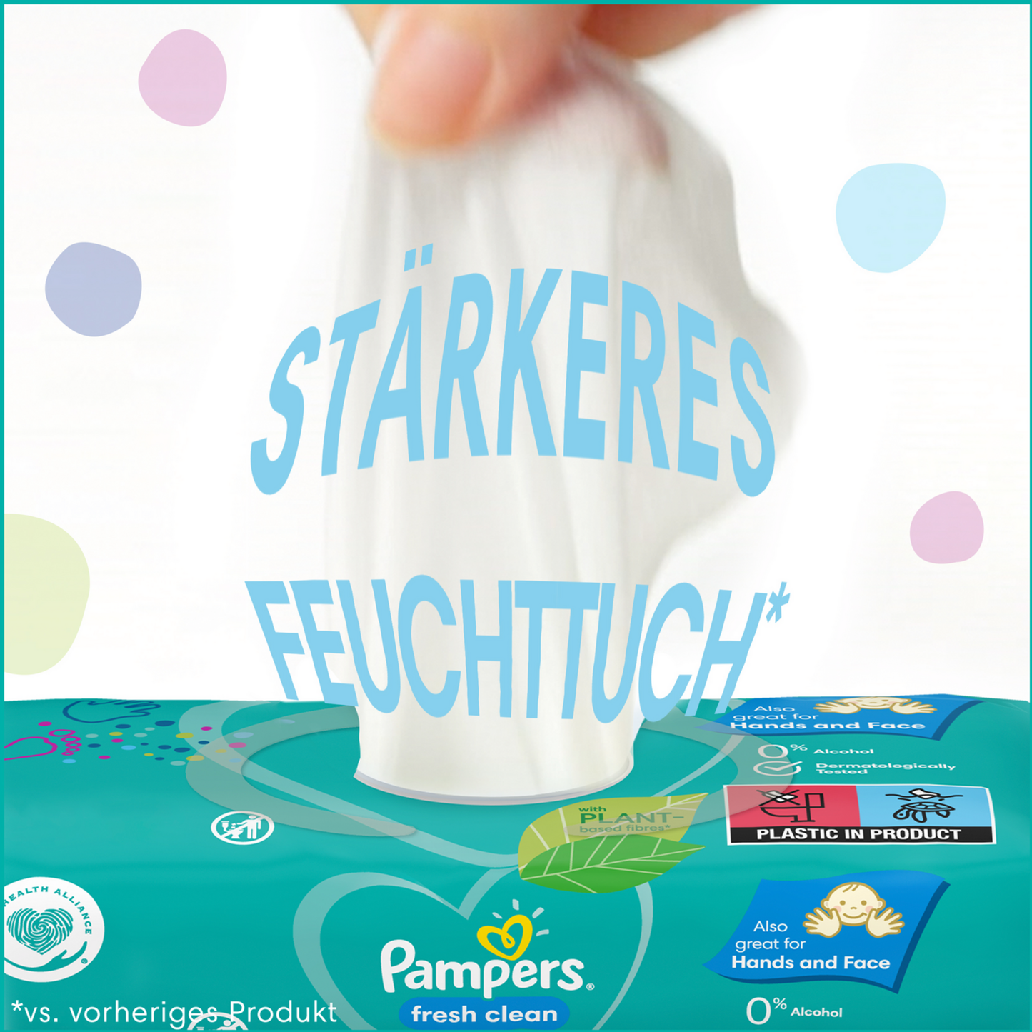 Pampers Fresh Clean Lingettes (15 x 80 pces)