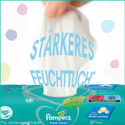 Pampers Fresh Clean Lingettes (80 pces)