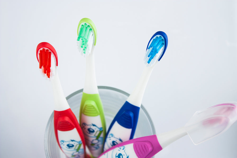 Brosse à dents enfant 0-3 ans vert (1 pces)