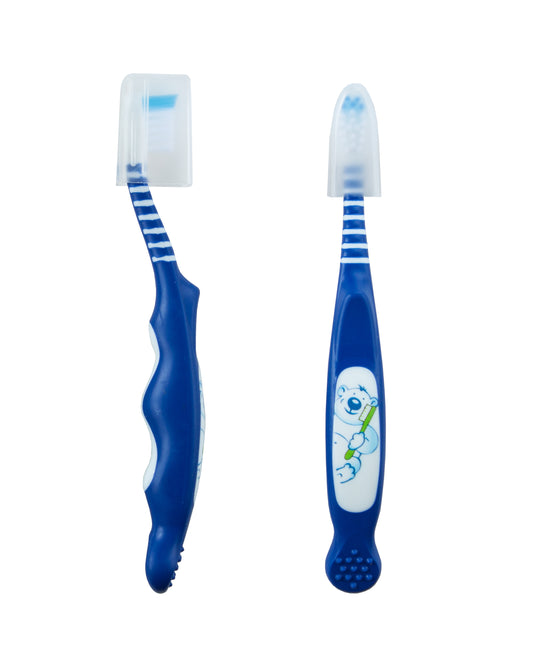 Brosse à dents enfant 0-3 ans bleu (1 pces)