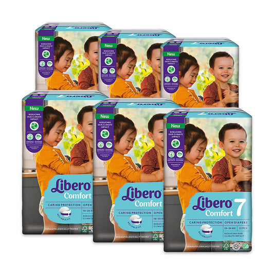 Libero T7 XL 16-26 kg (6 x 21 pces) Carton