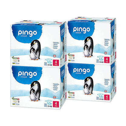 Pingo T4 Maxi (7-18 kg) Carton de 4 (4 x 2 x 40 pces)