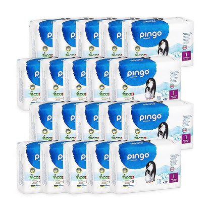 Pingo T1 Newborn (2-5 kg) Carton de 4 (4 x 5 x 27 pces)