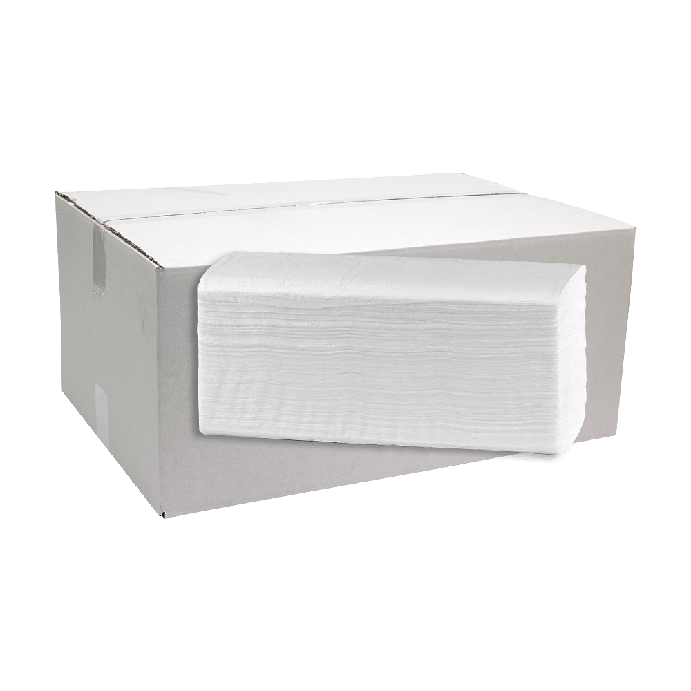 Essuie-tout pli en V CLAIRE 1 pli (24x paquet de 250 feuilles) Carton 