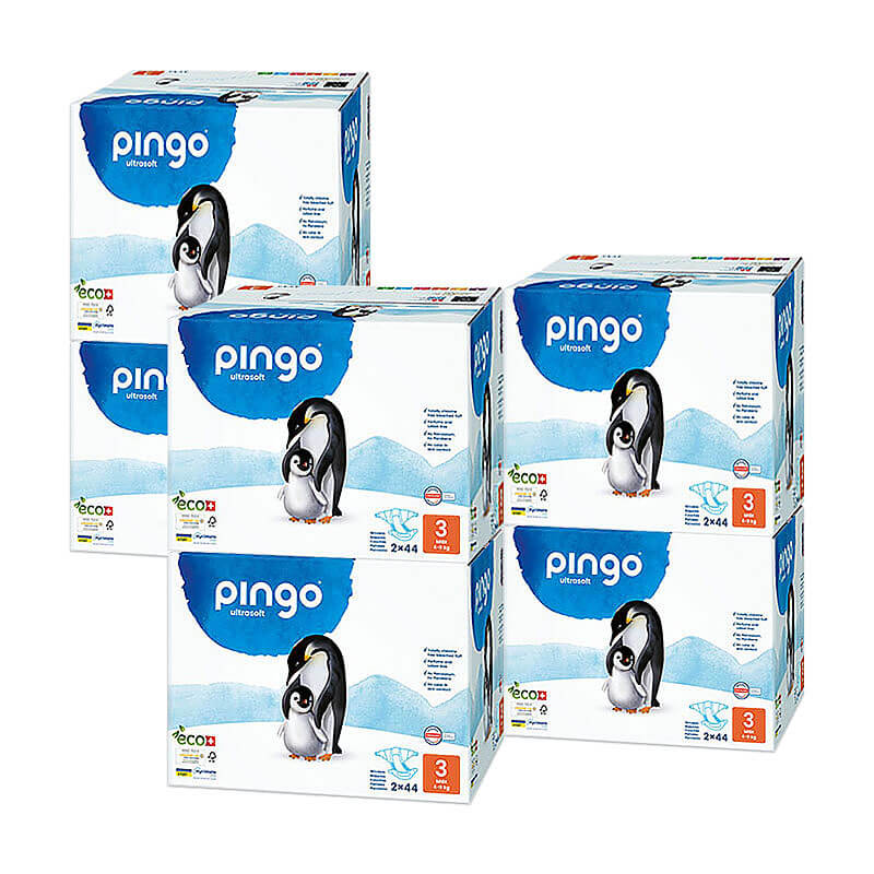 Pingo T3 Midi (5-9 kg) Carton de 6 (6 x 2 x 44 pces)