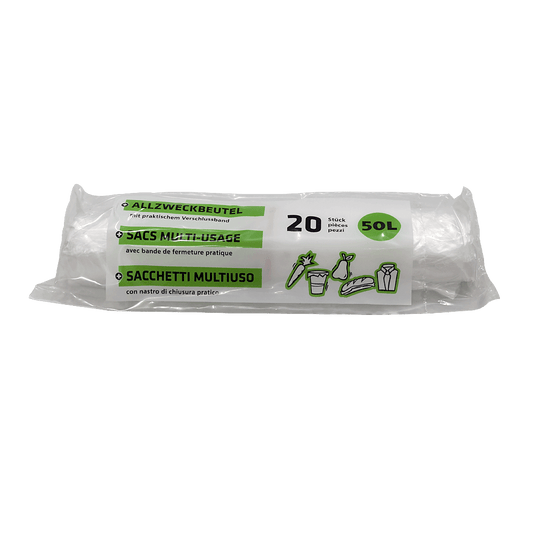 Sacs Multi-Usage transparent 50-55L (20 pces)