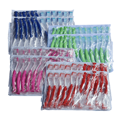 Brosses à dents pour enfants 3-7 ans assorties (100 pces)