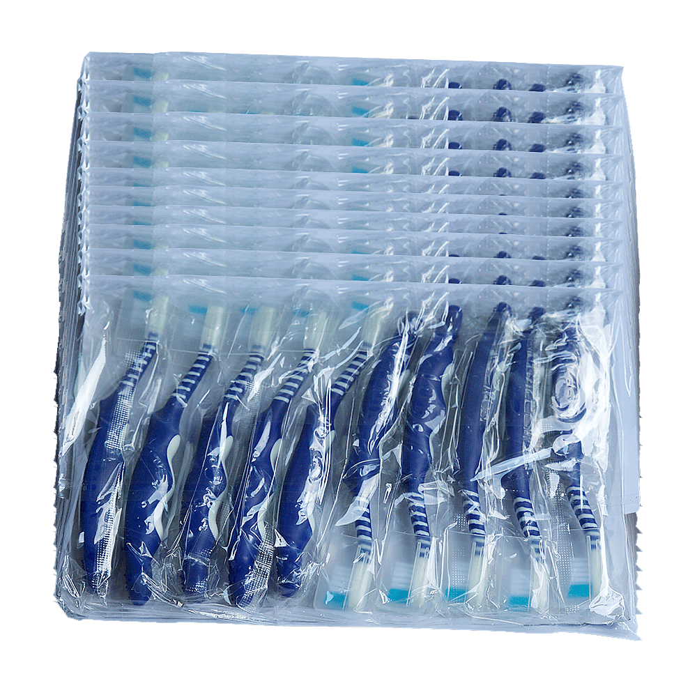 Brosses à dents pour enfants 0-3 ans bleu (100 pces)