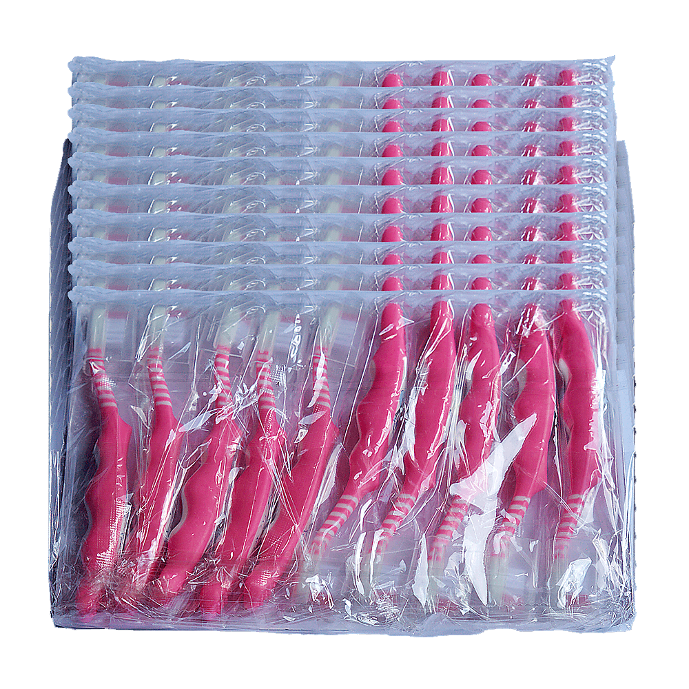 Brosses à dents pour enfants 0-3 ans pink (100 pces)