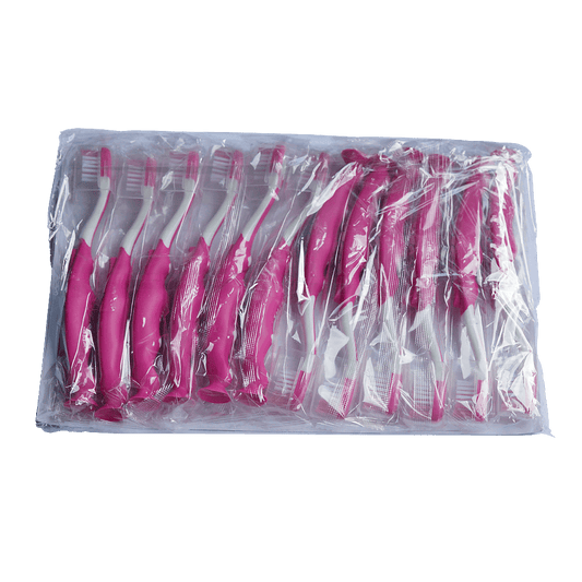 Brosses à dents pour enfants 3-7 ans pink (12 pces)