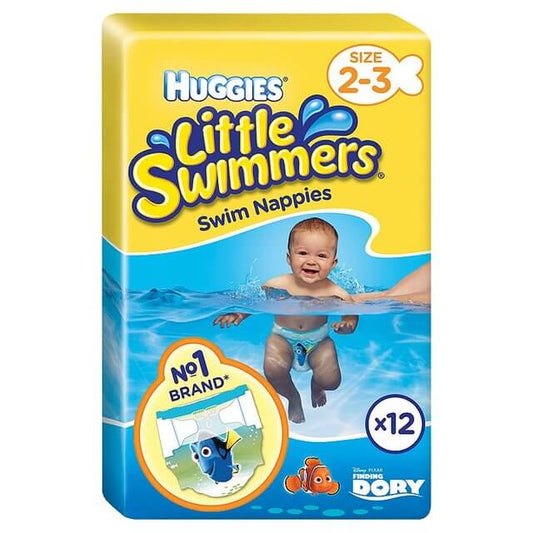 Huggies® Little Swimmers® taille 2-3 (3-8 kg) carton (8 x 12 pces)