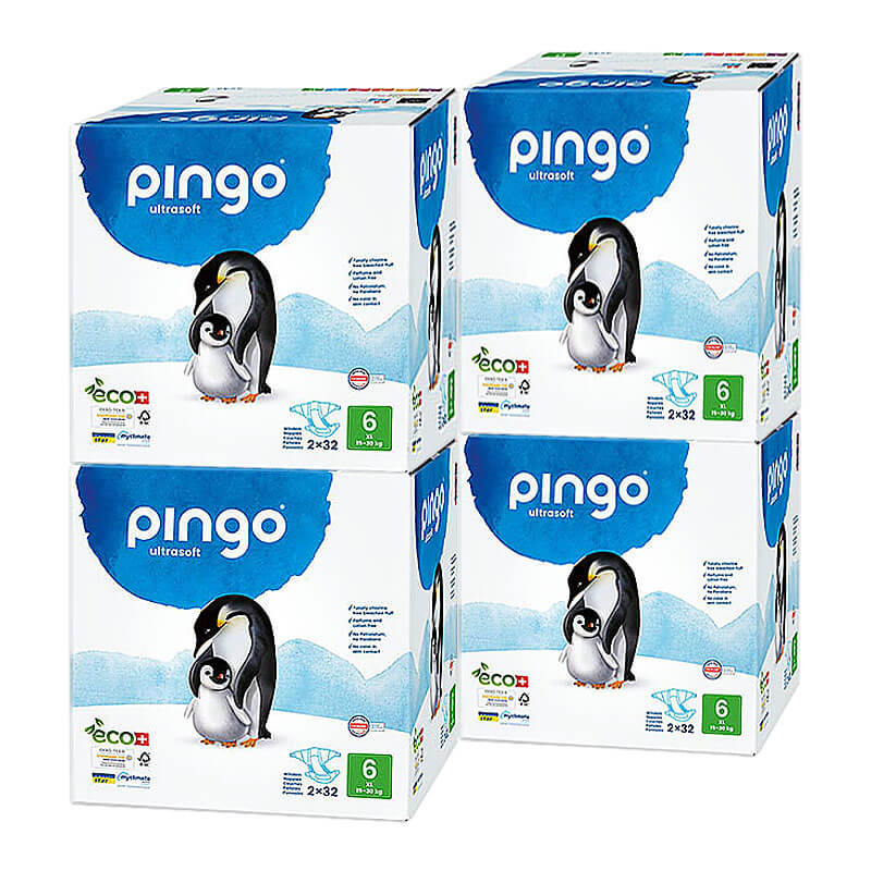 Pingo T6 XL (15-30 kg) Carton de 4 (4 x 2 x 32 pces)