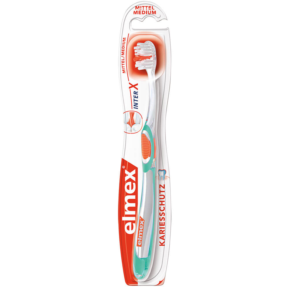 Elmex brosse à dents « Inter-X Medium » pour les adultes (1 pces)