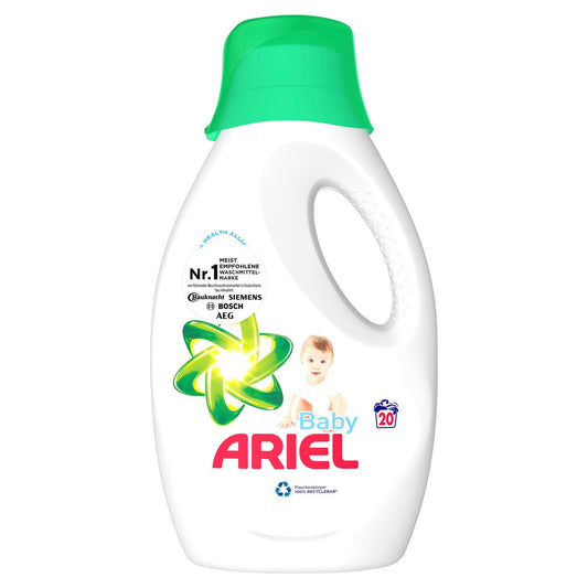 Ariel Lessive Liquide Bébé (1,1L) 20 Charges de Lavage