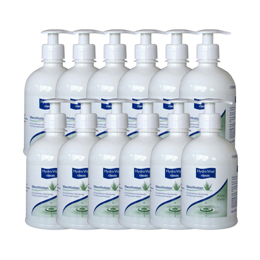 Crème de savon / lotion lavante à l'aloe vera Carton (12 x 500ml)