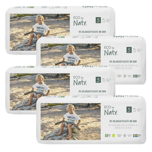 Naty Couches Écologiques T5 Junior (12-25kg) Carton (4 X 40 pces)