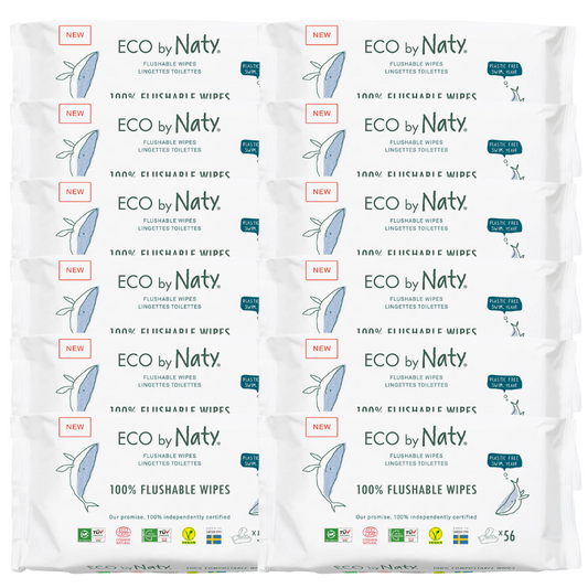 Naty Lingettes Bébé Toilette (12 X 56 pces) Carton