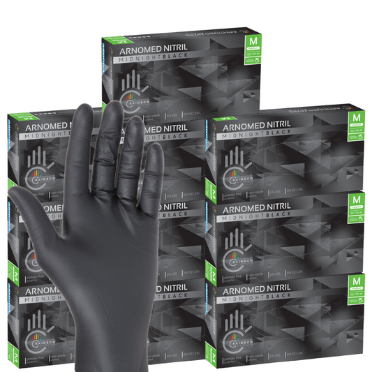 Gants Nitril noir taille M (10 x 100 pcs) Carton