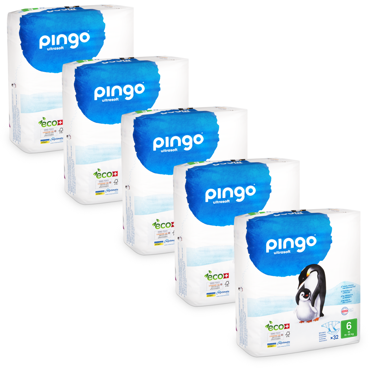 Pingo T6 XL Pack mensuel (160 pces)