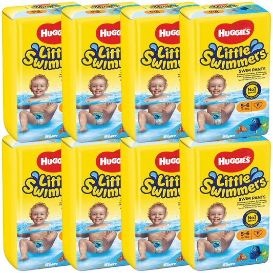 Huggies® Little Swimmers® taille 5-6 (12-18 kg) carton (8 x 11 pces)