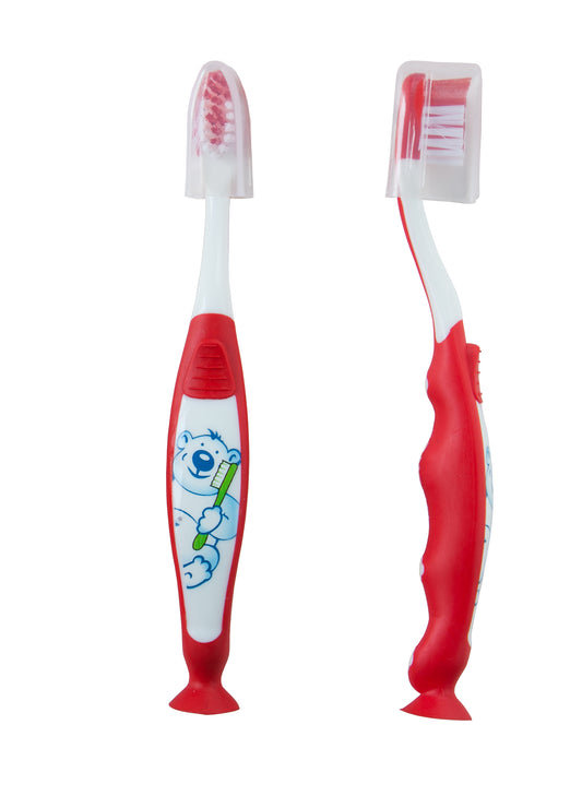 Brosse à dents enfants 3-7 ans rouge (1 pces)