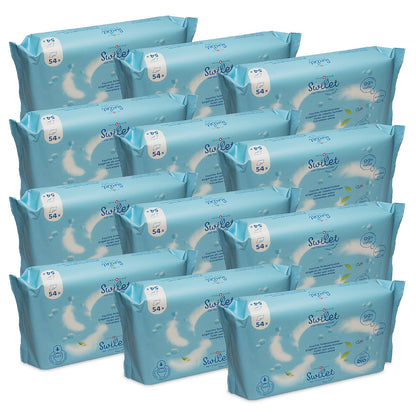 Swilet Bio Lingettes hygiéniques humides (12 x 54 pces) Carton
