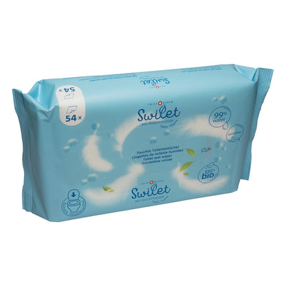 Swilet Bio Lingettes hygiéniques humides (54 pces) 