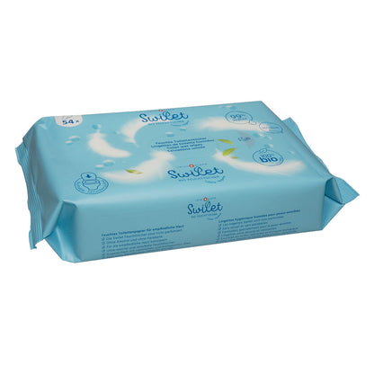 Swilet Bio Lingettes hygiéniques humides (54 pces) 