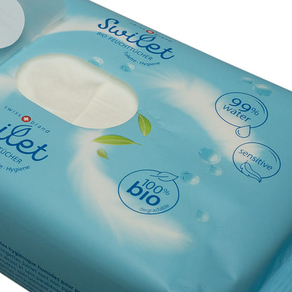 Swilet Bio Lingettes hygiéniques humides (54 pces) 