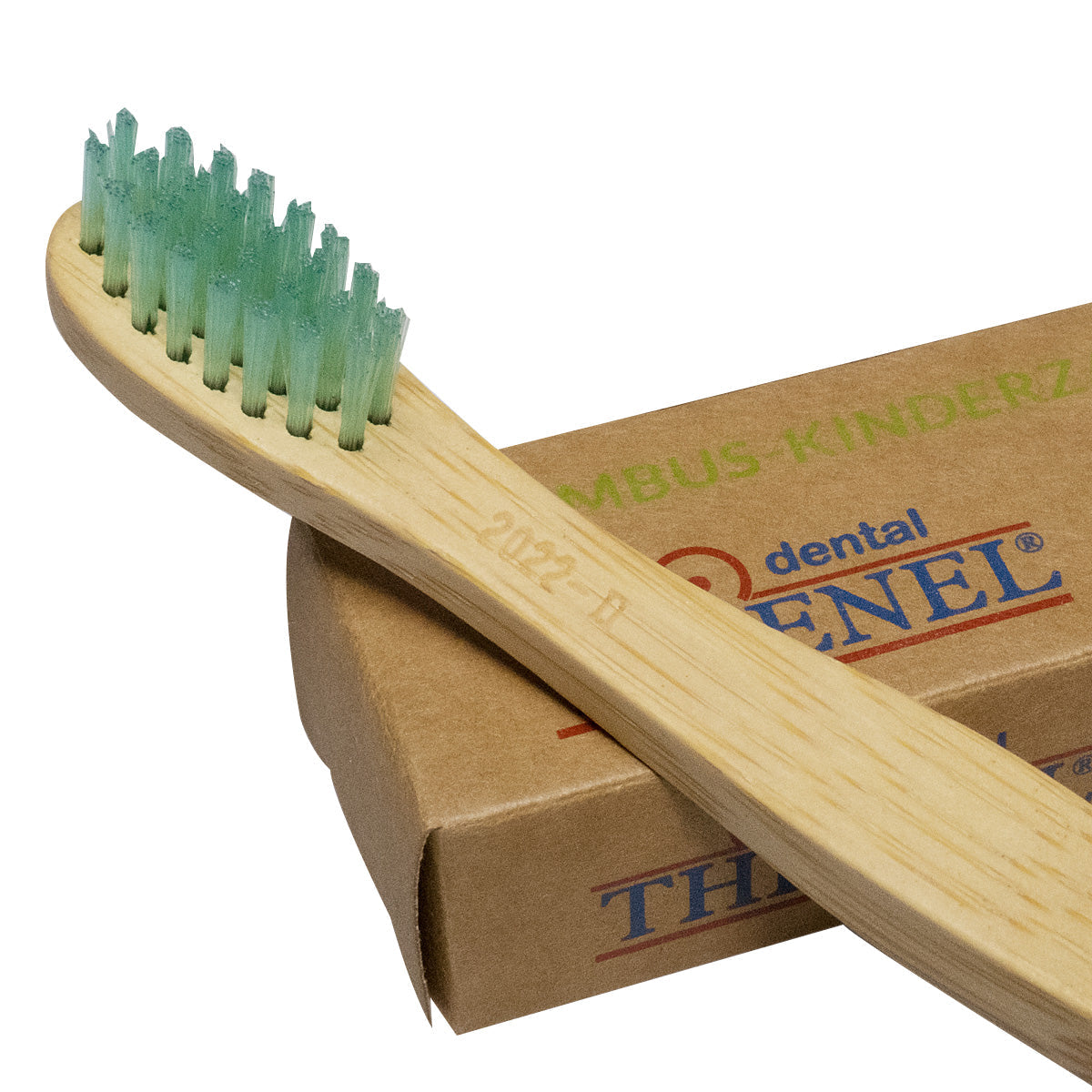 Brosse à dents enfants 3-7 ans bambou (100 pces)